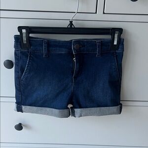 Designer Barbour Girls Denim Blue Shorts age 10-11 Large